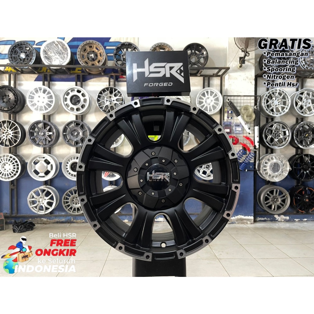 Velg Mobil Ring 16 Hsr Tsinga Lebar 8 Pcd 5X114,3 Terios Innova Captiva Xtrail Xover