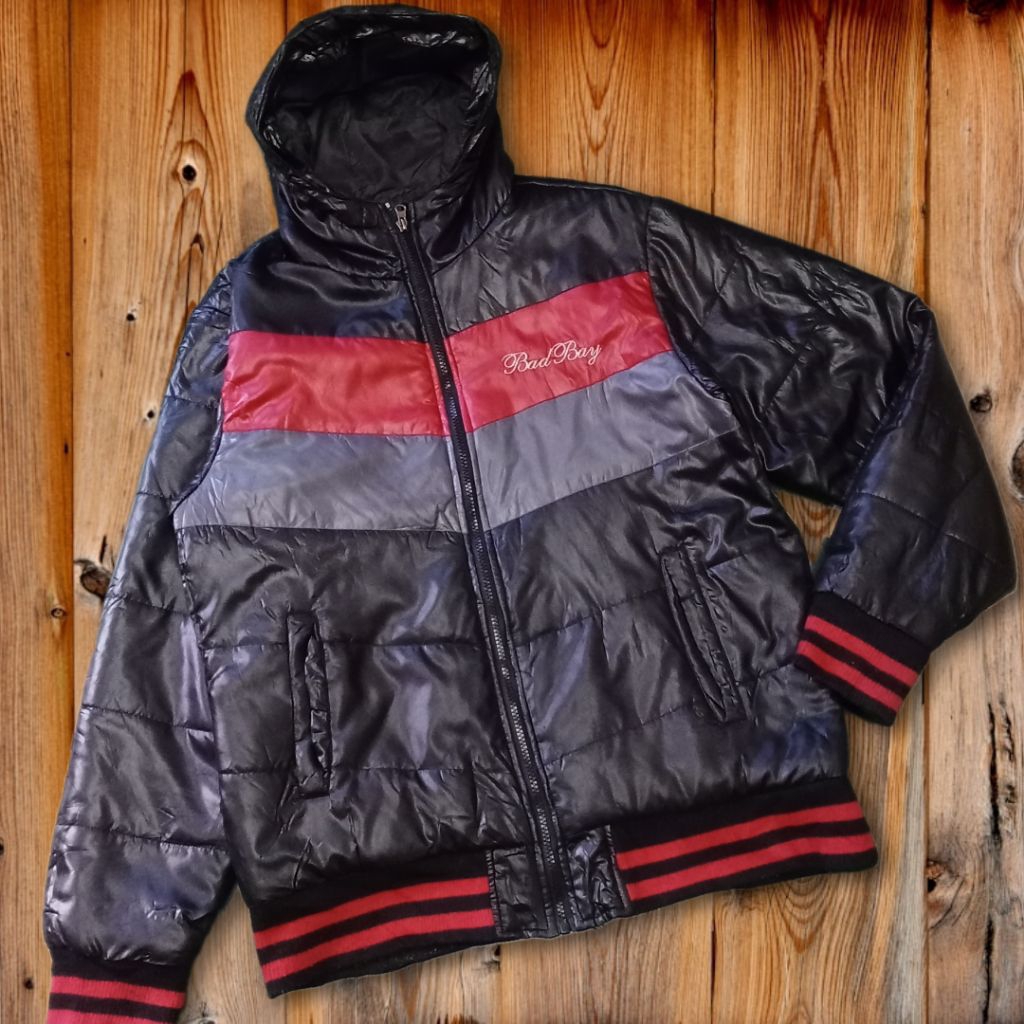 Jaket Bad Boy Gelembung Dakron Color Block
