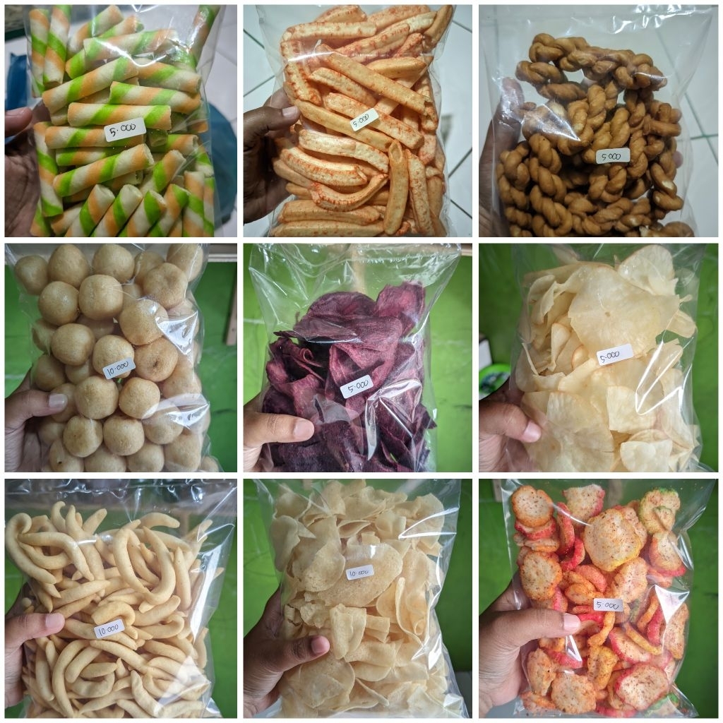 

ANEKA SNACK/KRIPIK 5RIBUAN