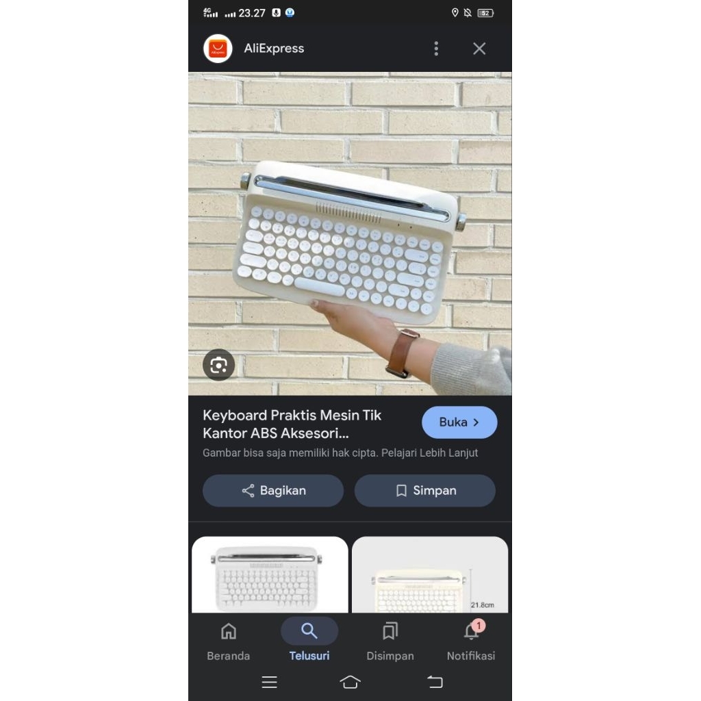 keyboard mesin tik manual