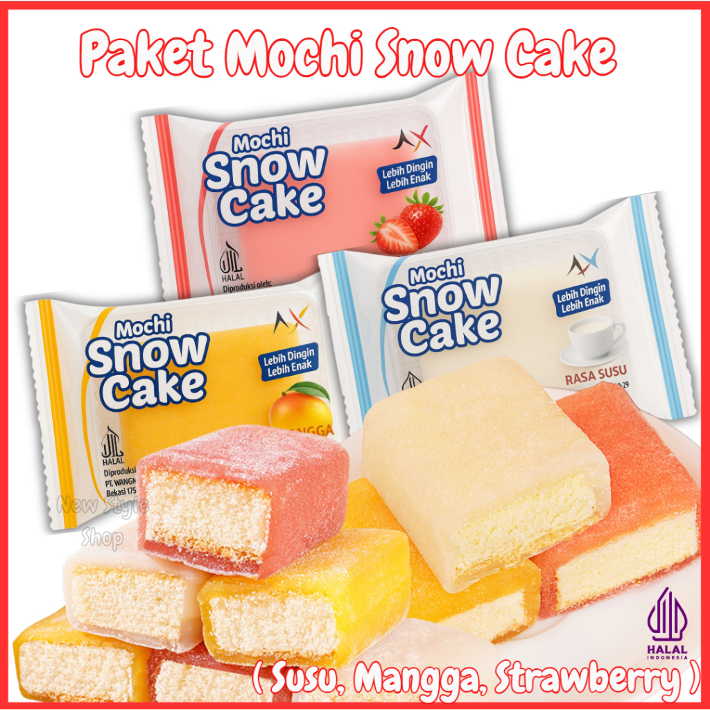 

kue mochi conley 30gram jepang rasa coklat mangga strawberry cemilan enak snack anak murah daifuku Premium Lembut Kenyal