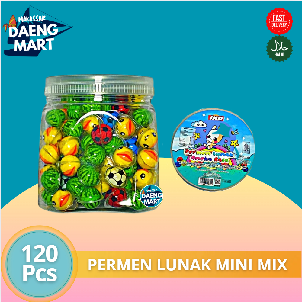 

PERMEN LUNAK MINI @120 (1TOPLES)