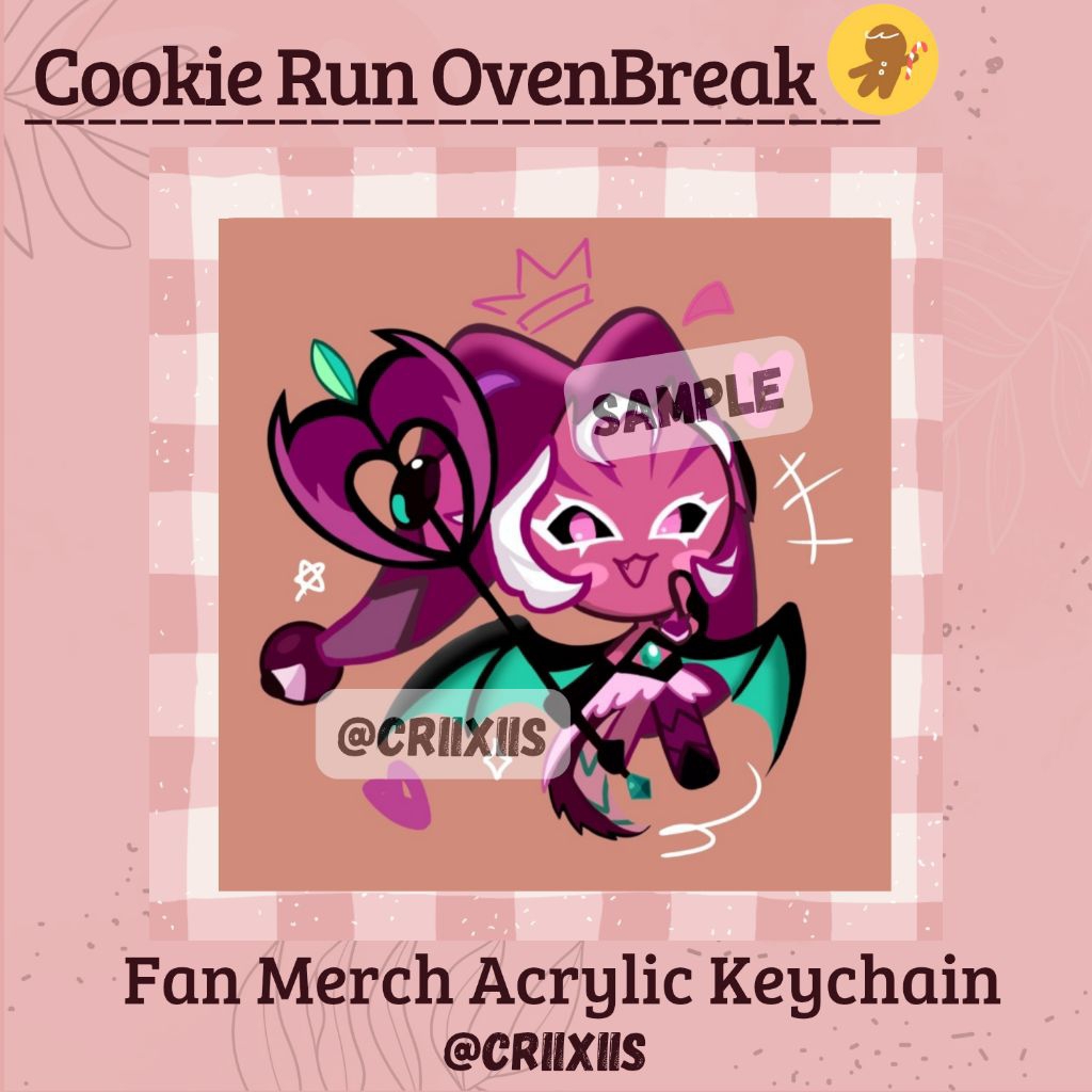 [Fan_Merch] Gantungan Kunci Akrilik Cookie Run OvenBreak [Cookie Run OvenBreak Acrylic Keychain]