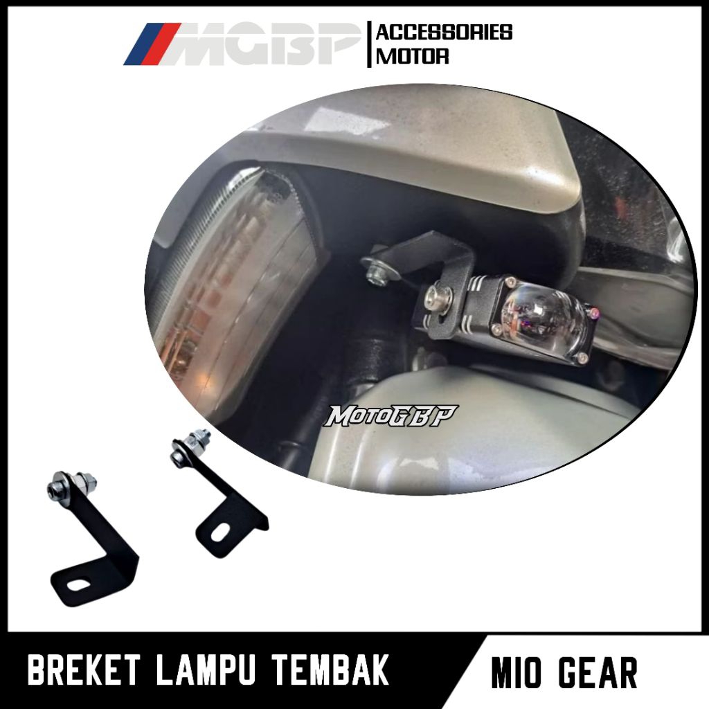 Breket Lampu Tembak D2 Laser Yamaha Mio Gear Tempat Lampu Tembak Mio Gear Dudukan Lampu Tembak Mio G