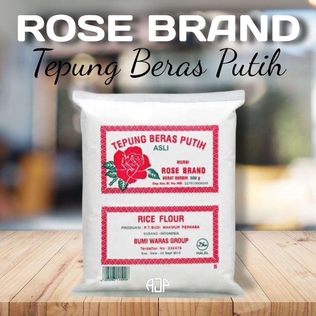 

Tepung Beras Putih ROSE BRAND | 500 gr