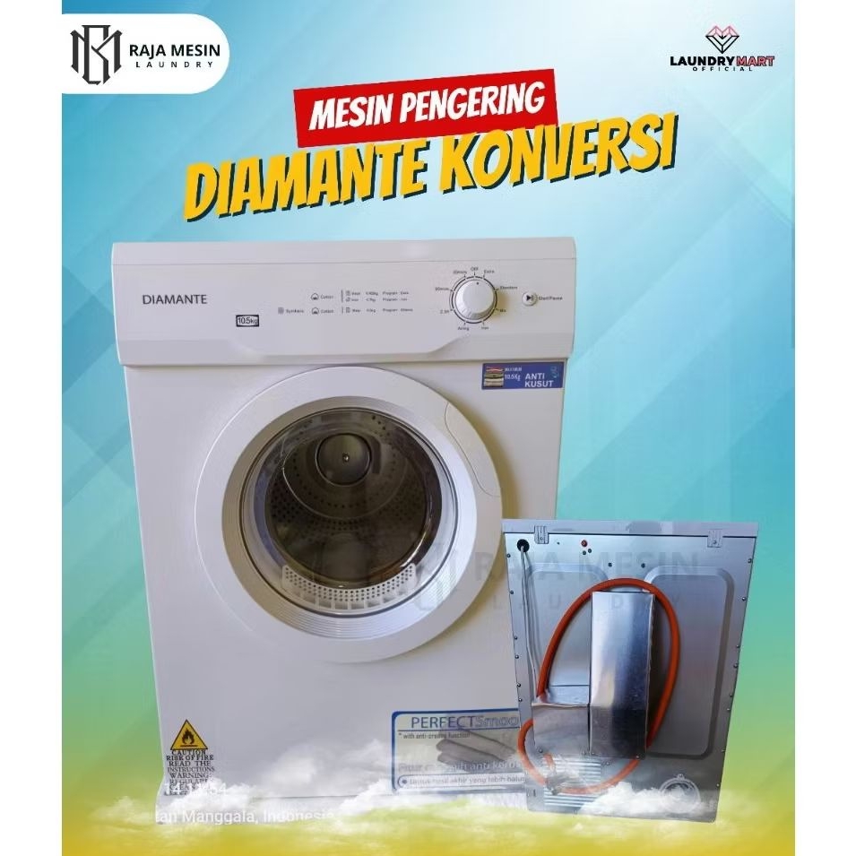 DRYER DIAMANTE MESIN PENGERING KONVERSI GAS 10,5 KG