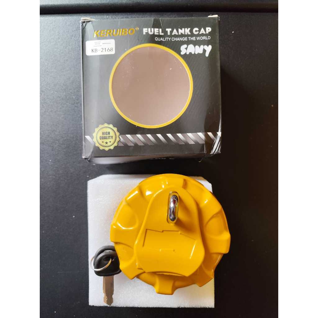 TUTUP TANGKI SOLAR SANY FUEL TANK CAP SANY HIGH QUALITY ANTI MALING BISA PASANG GEMBOK KERUIBO