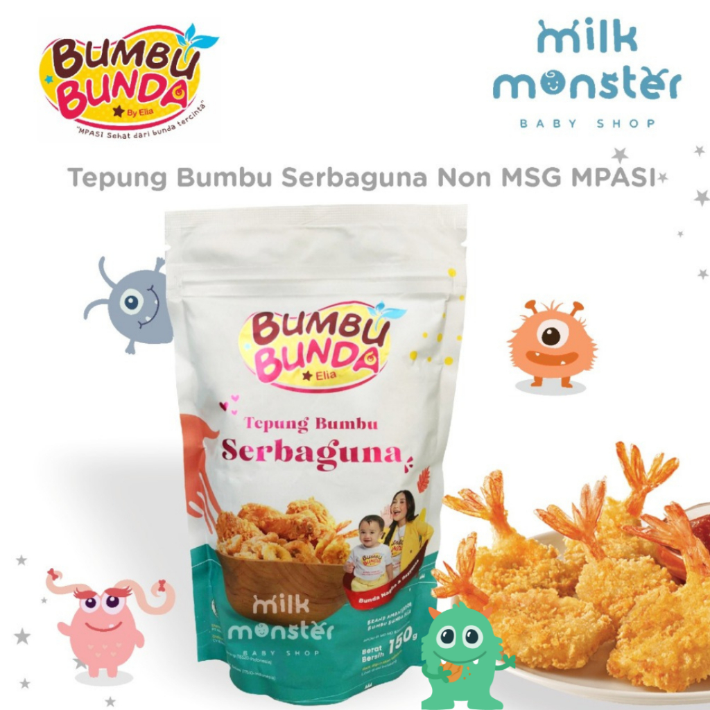 

Bumbu Bunda Elia Tepung Bumbu Serbaguna Non MSG MPASI