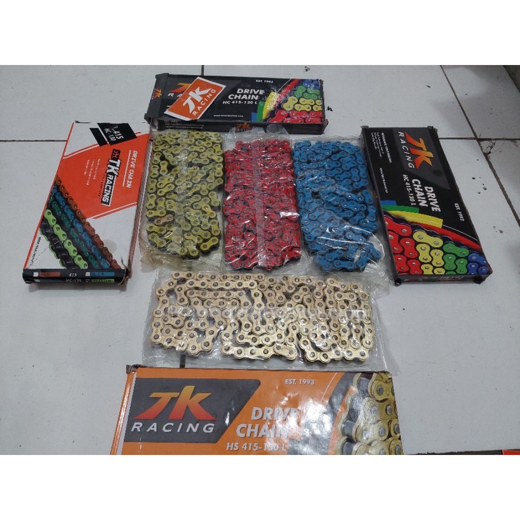Rantai TK racing 415-130 warna