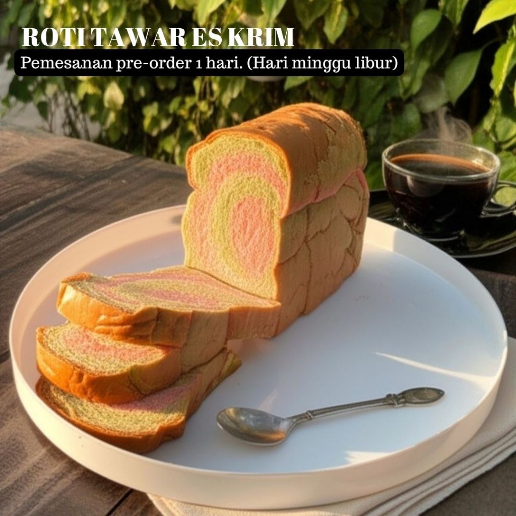 

Roti Tawar Loaf untuk Ice Cream/Es Krim