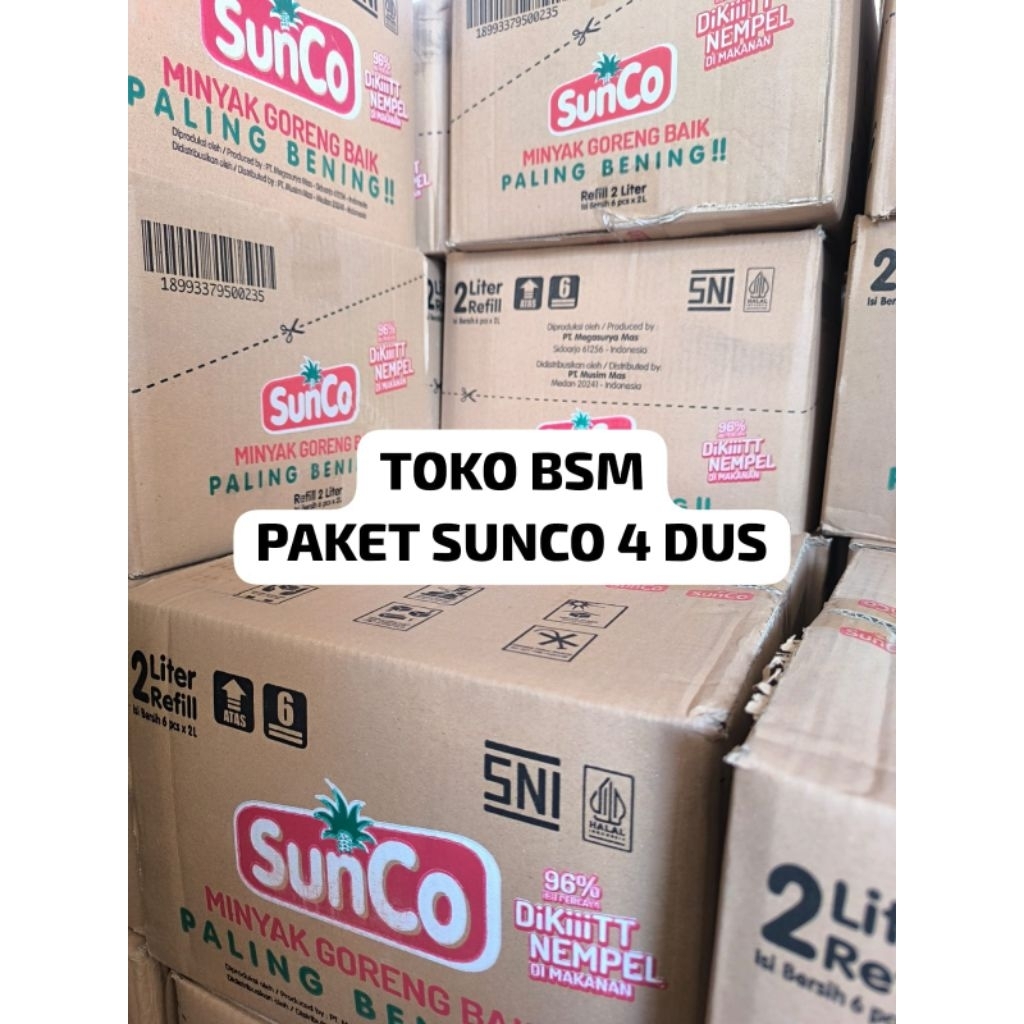 

MINYAK SUNCO 2LT ISI 4 DUS