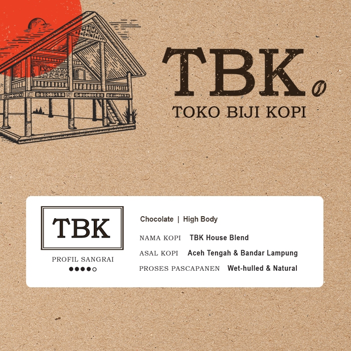 

TBK House Blend 250g - Kopi Blend