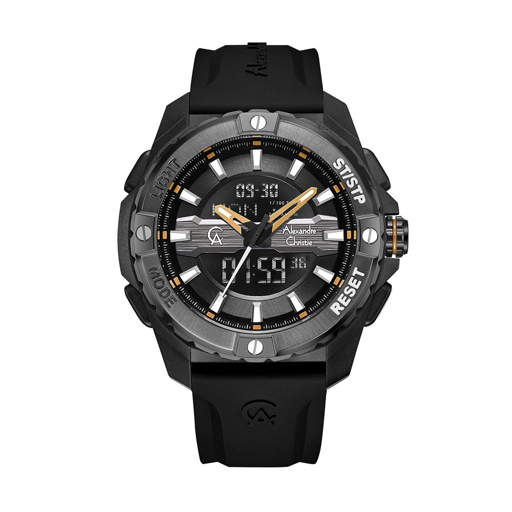 Alexandre Christie AC 9404 Jam Tangan Pria Analog Digital