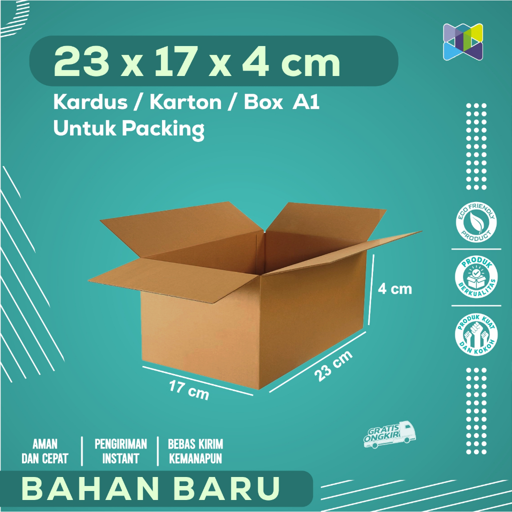

Box Packing 23x17x4 / Kardus Packing / Karton Packing cocok untuk Aksesoris, Skincare, Pakaian, Elektronik, Barang Pecah Belah, Dokumen, Buku dengan Harga home industri langsung.