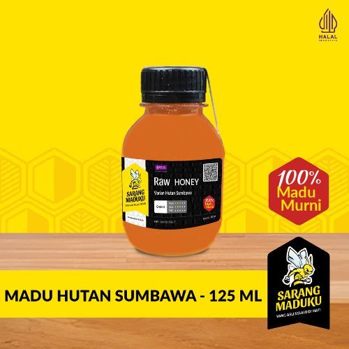 

Sarang Maduku Madu Hutan Sumbawa Asli 100% Raw Honey 125ml