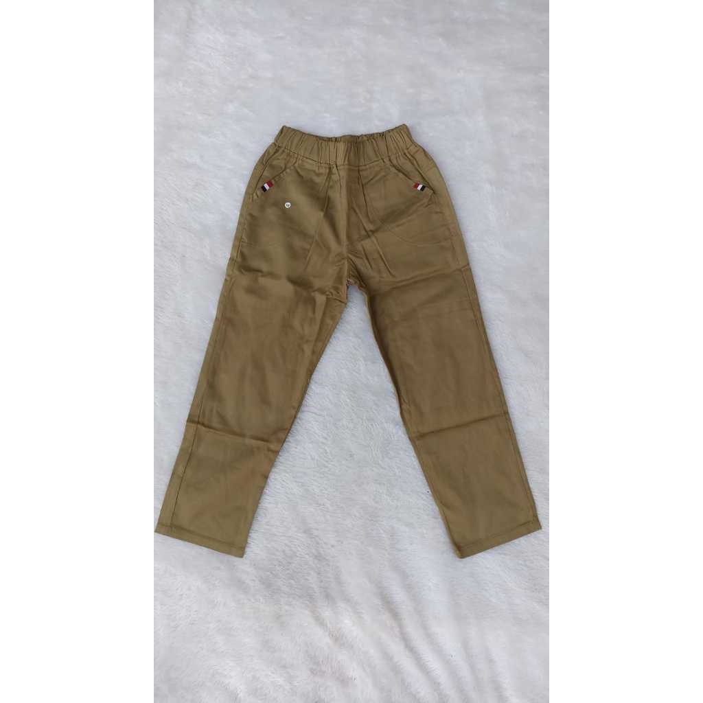 Celana Panjang Anak Laki-laki Bahan Chino Usia 4-12 Tahun | Celana Anak Cowok Model Kekinian