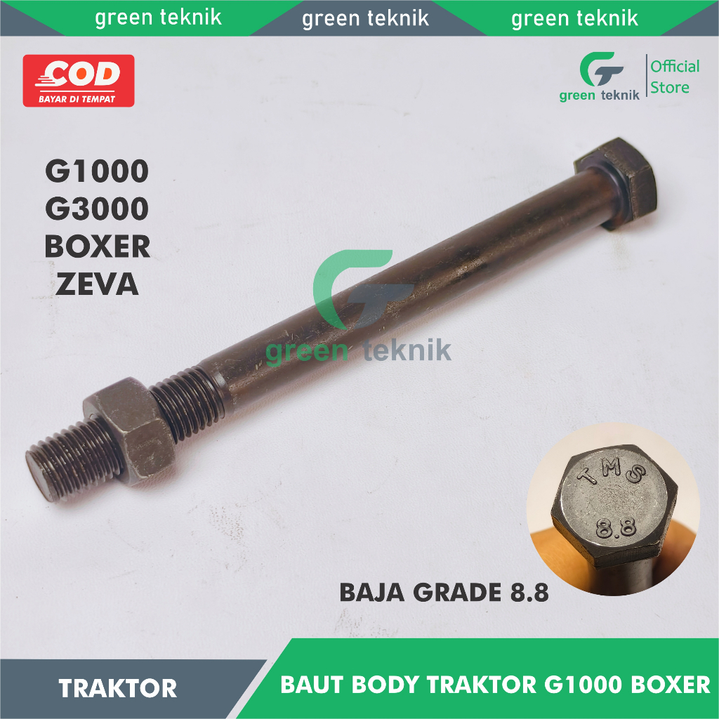 Baut Body Baut Sasis Traktor G1000 Boxer Zeva BAJA ASLI 8.8