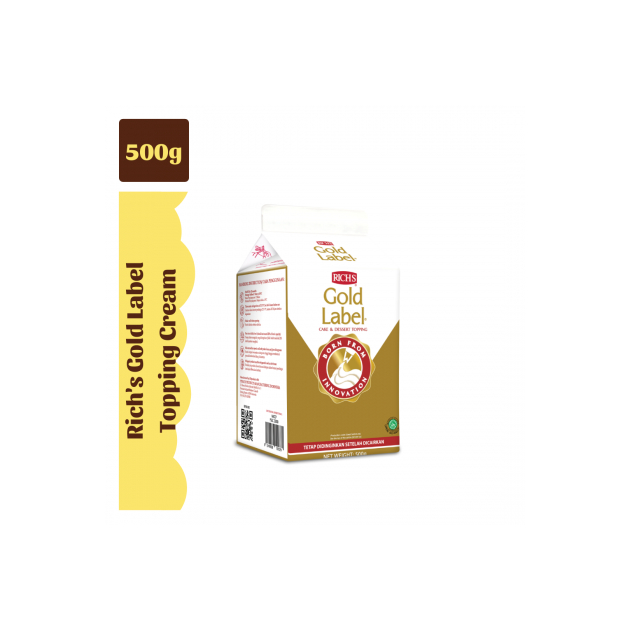 

Richs Gold Label 500gr Topping Cream Non Dairy