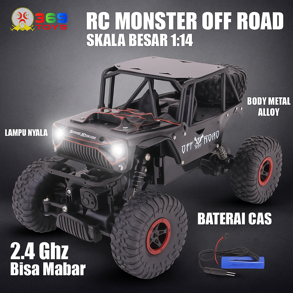 ROCK CRAWLER 1:14 SCALE MONSTER 6241