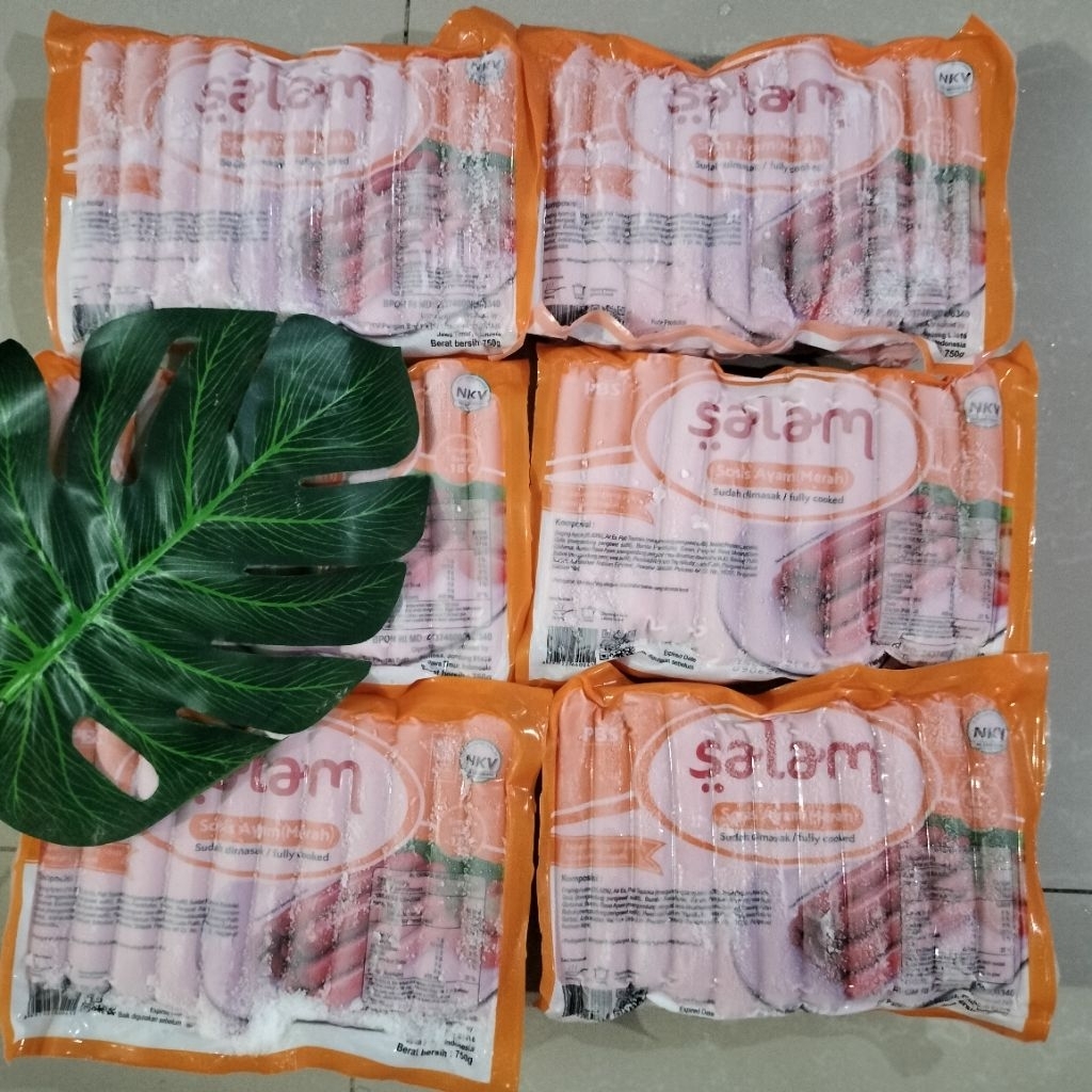 

SOSIS SALAM AYAM MERAH 750 GRAM (LUARJAWA JGN ORDER, BRG TDK THN LAMA)