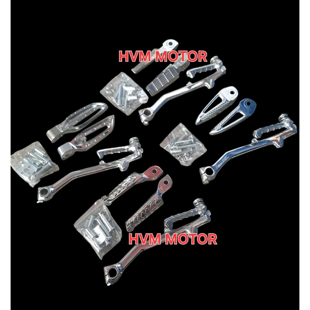 Paket Selahan+Step Injakan Crome Motor Mio Mio j Mio Soul Mio Smile Mio soul GT115 mio Sporty