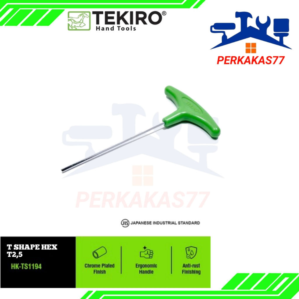 TEKIRO KUNCI L MODEL T 2,5 / KUNCI L MODEL T / TOOLS / ALAT PERKAKAS
