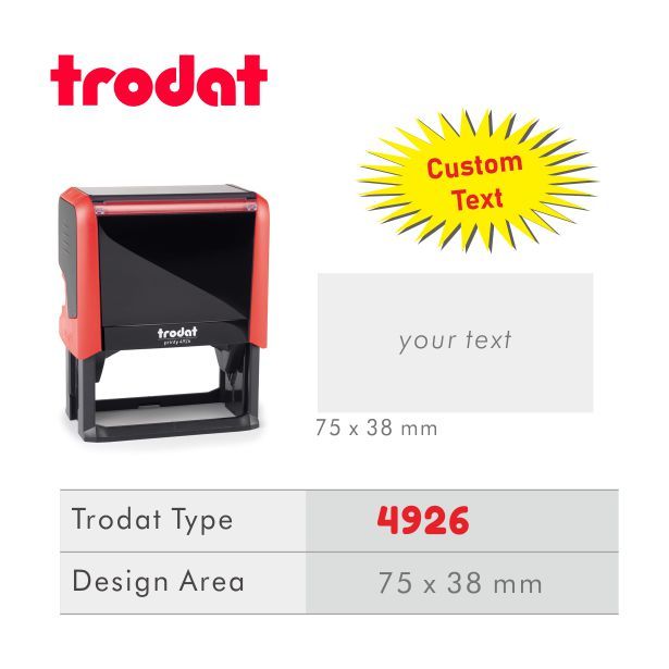 

Stempel Otomatis Printy 4926 / Custom Design