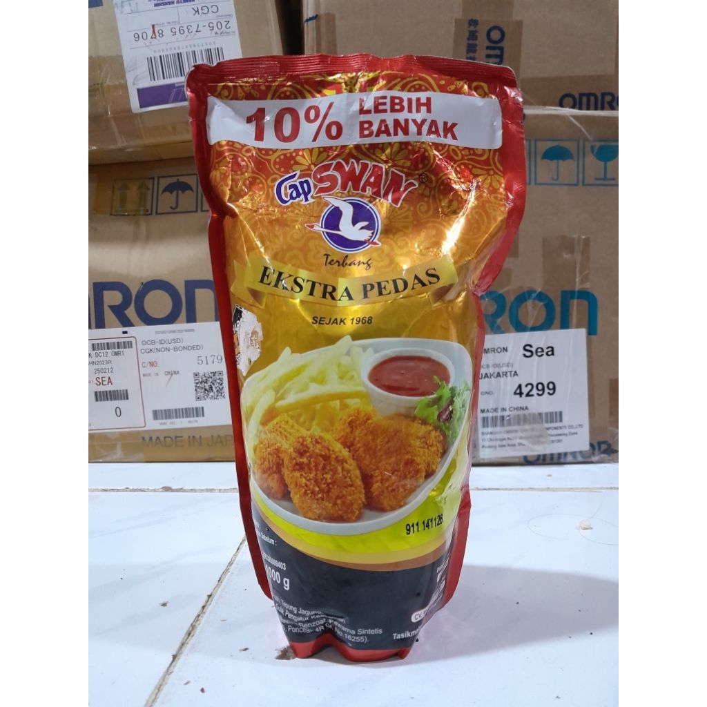 

Cap Swan Terbang Extra Pedas Pouch 1kg