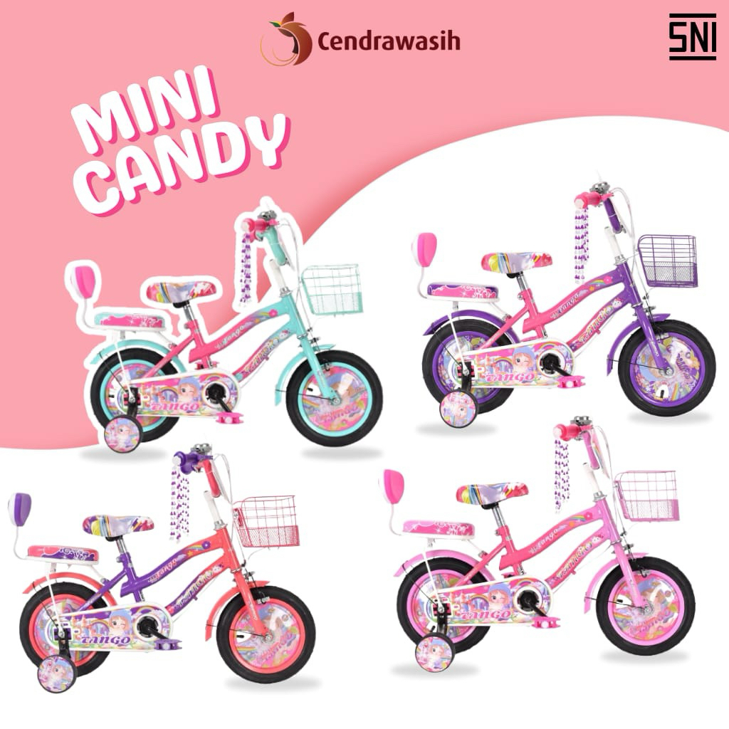 Sepeda Anak Perempuan Mini Candy 12 16 18 Tango Bike