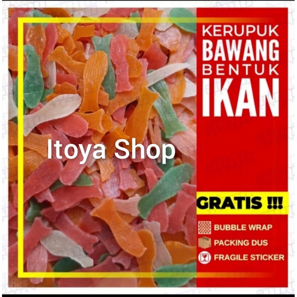 

Kerupuk bawang btk ikan 1kg