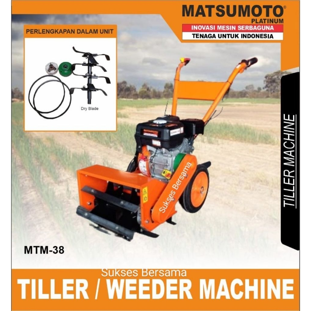 Tiller / Weeder Machine / Mesin Dangir Matsumoto MTM-38