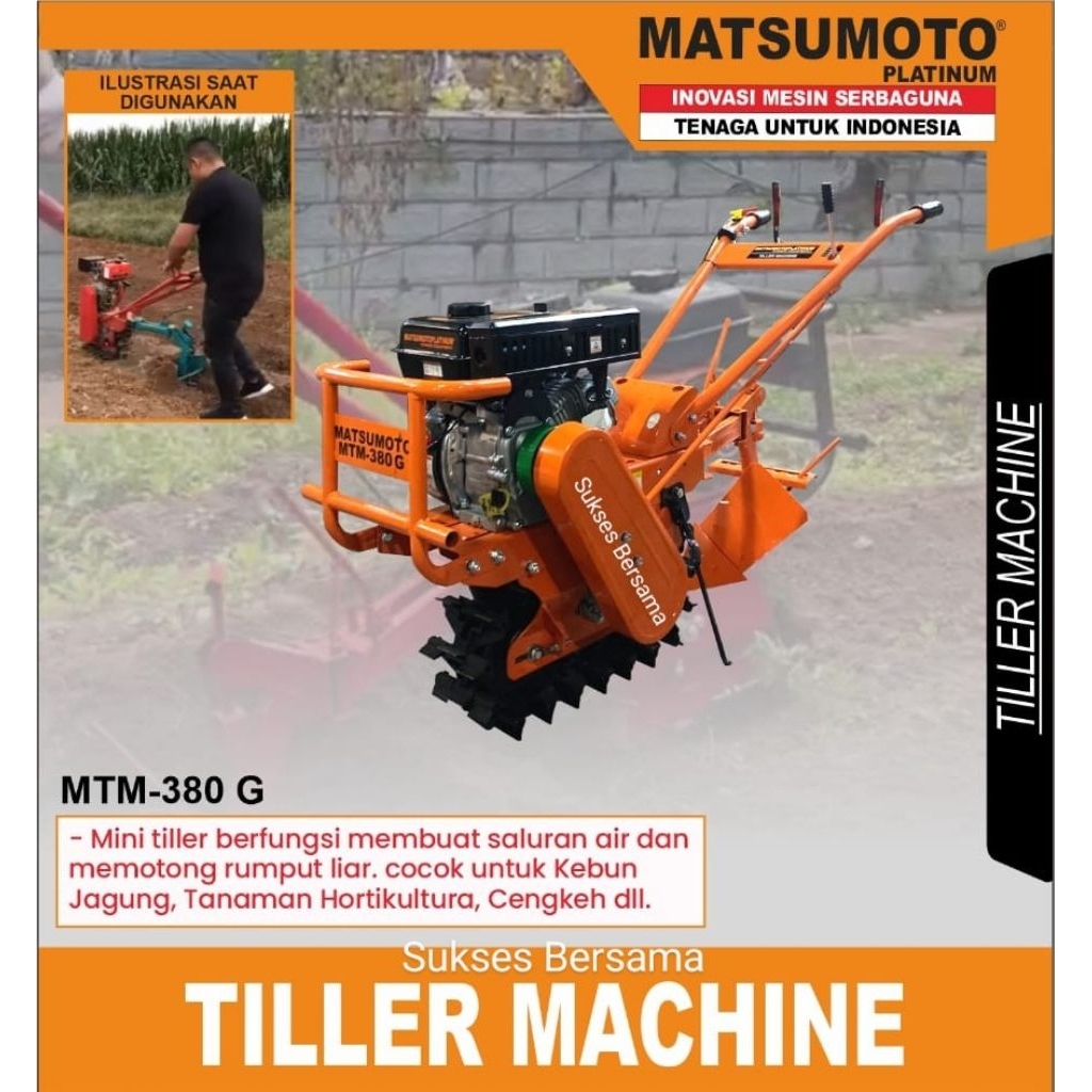 Tiller / Weeder Machine / Mesin Dangir Matsumoto MTM-380G