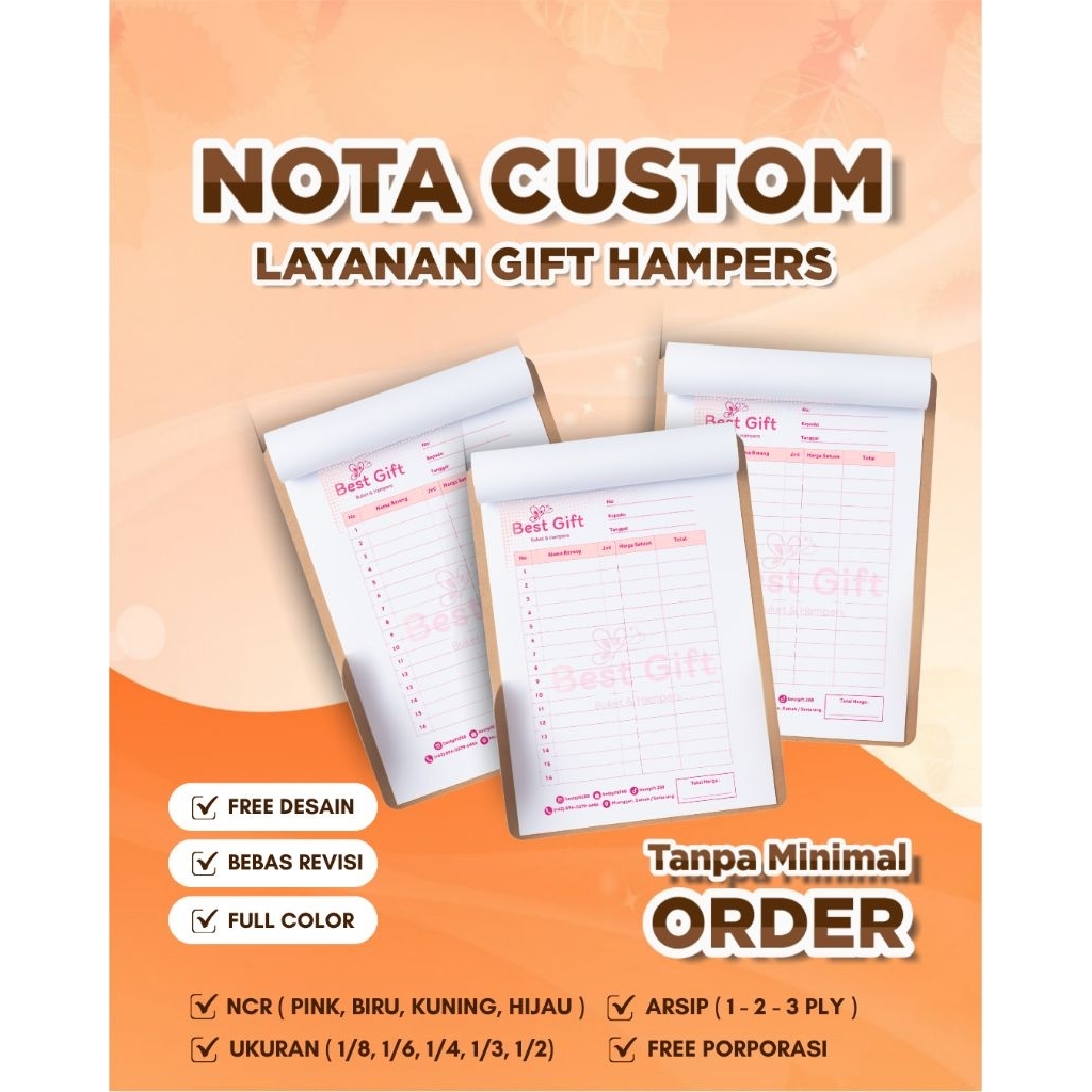 

NOTA HAMPERS | NOTA TOKO KADO | NOTA CRAFT | NOTA GIFT | NOTA JOGJA | NOTA SLEMAN | NOTA SATUAN | NOTA ECERAN