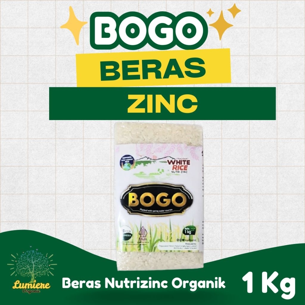 

Beras Zinc, Organik, Cocok untuk MPASI, Kaya Zinc, Cegah Stunting