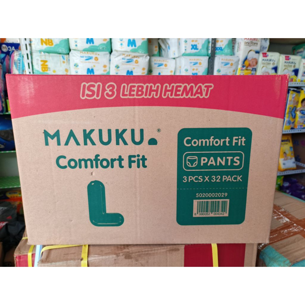 1 Karton MAKUKU renceng isi 3X32 96pcs