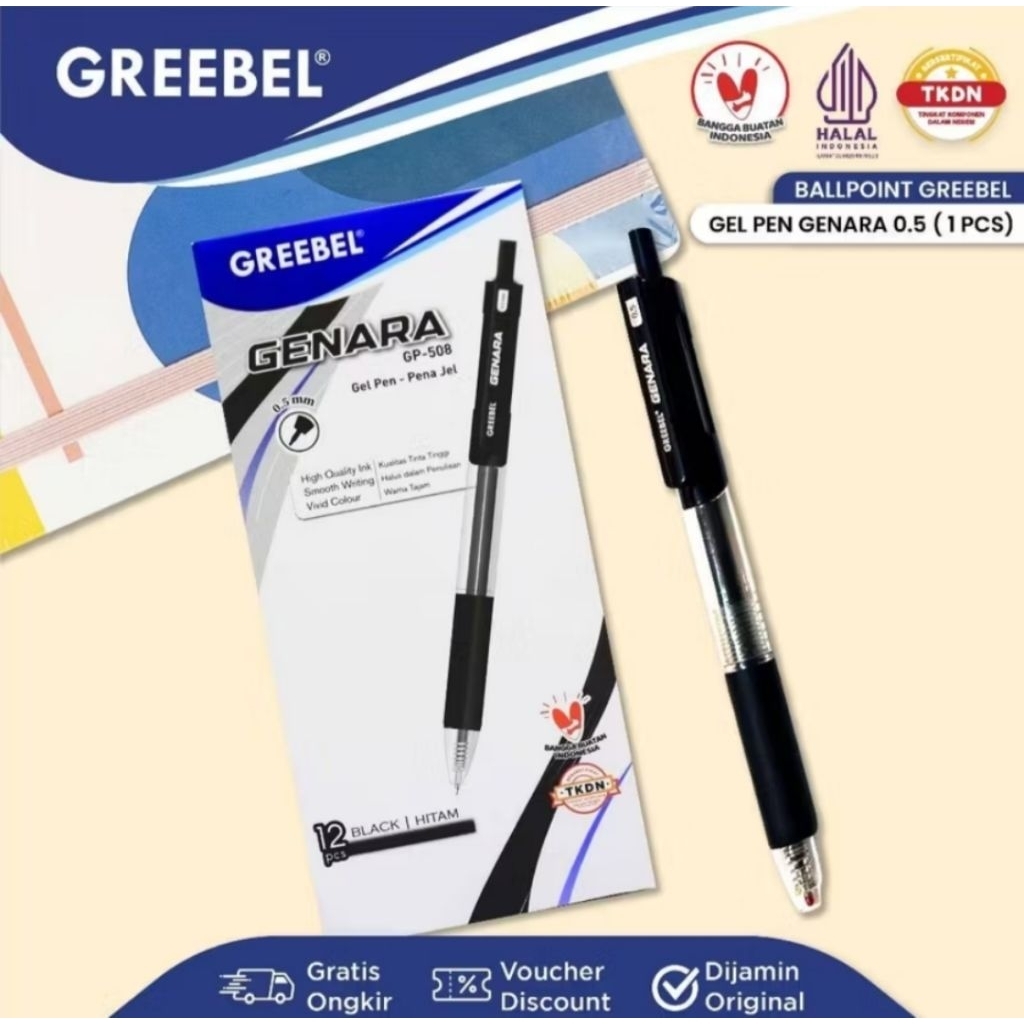 

PENA GREEBEL GENARA GP-508 1LUSIN