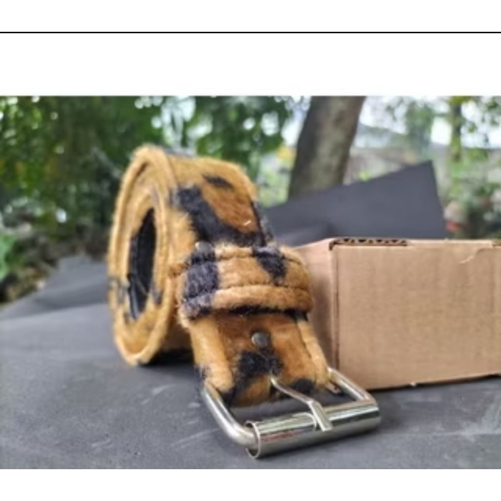 ikat pinggang pria/ikat pinggang wanita/unisex/ ikat pinggang leopard kekinian/