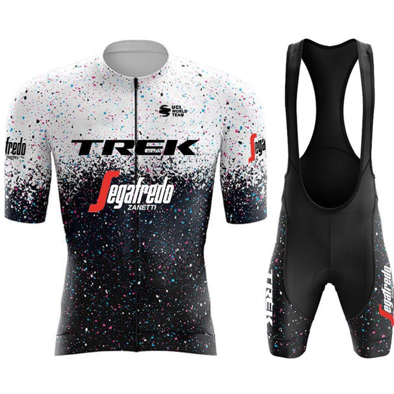 BEST DEALS Trek Setelan Baju Jersey Sepeda Celana padding Bib Shorts Roadbike Mtb xc BALAP lipat