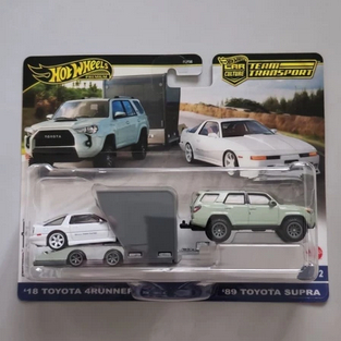 Hot Wheels Team Transport Toyota 4Runner '18 & Toyota Supra