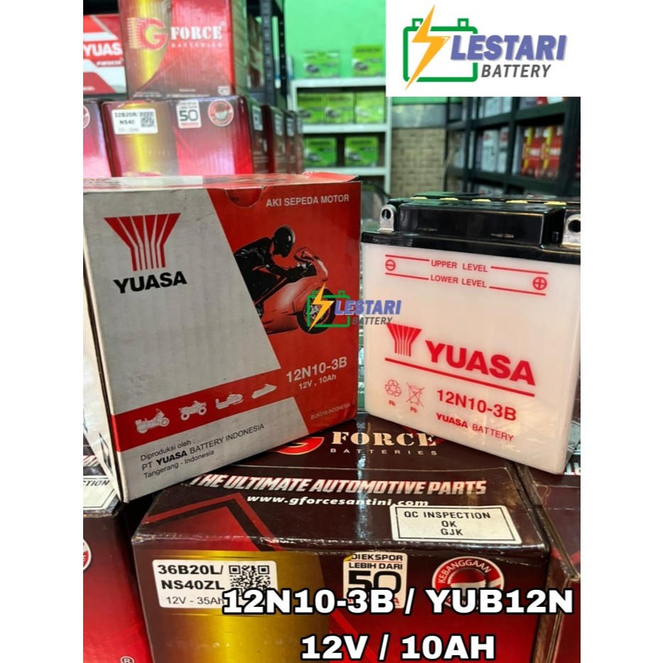 Aki Basah Motor YUASA 12N10-3B