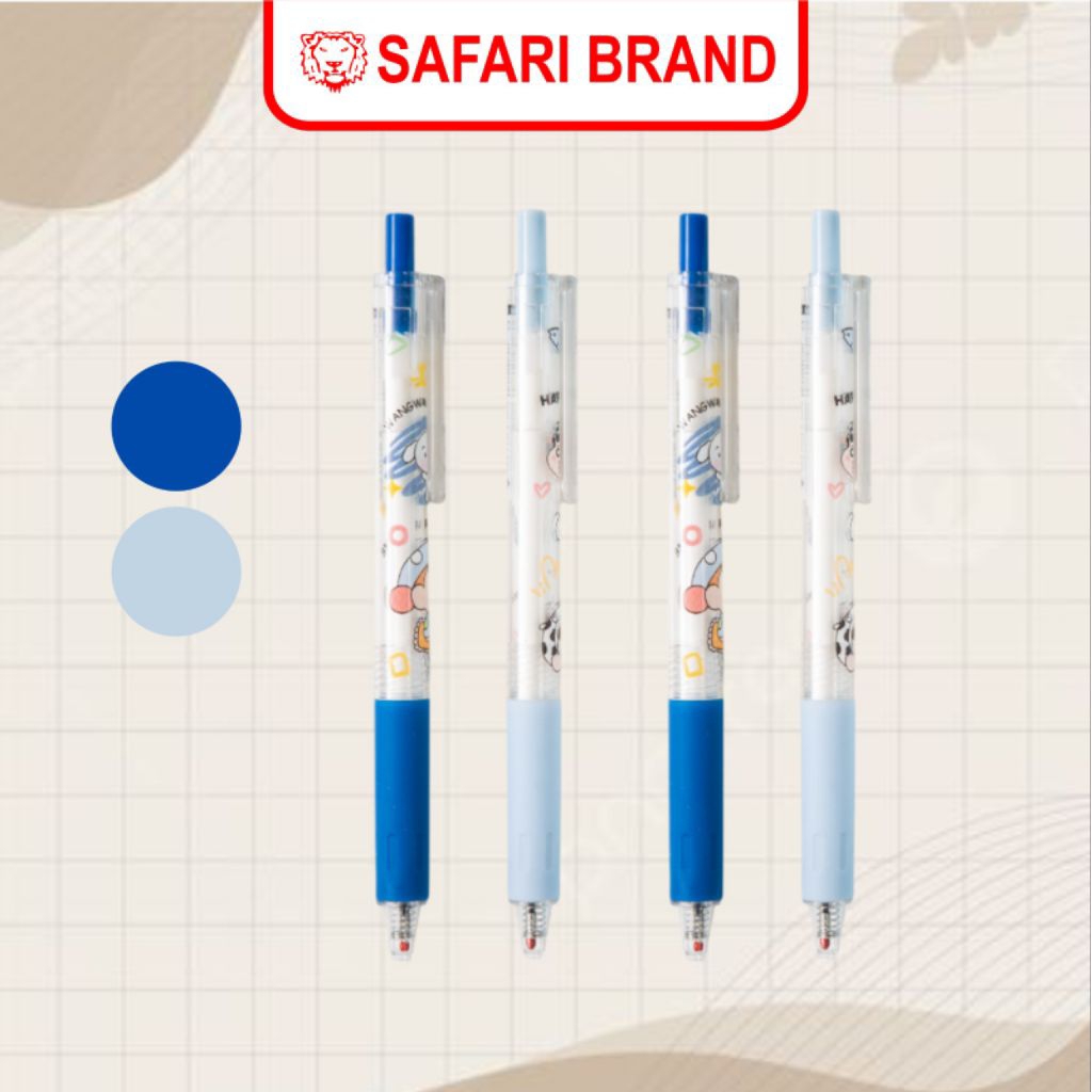 

(GCLICK SF 1803 B - LUSIN) Click Gel Gell Pen Pulpen Bulpen Ballpoint Bolpoin Bolpen Gell Jel Gel motif anak karakter