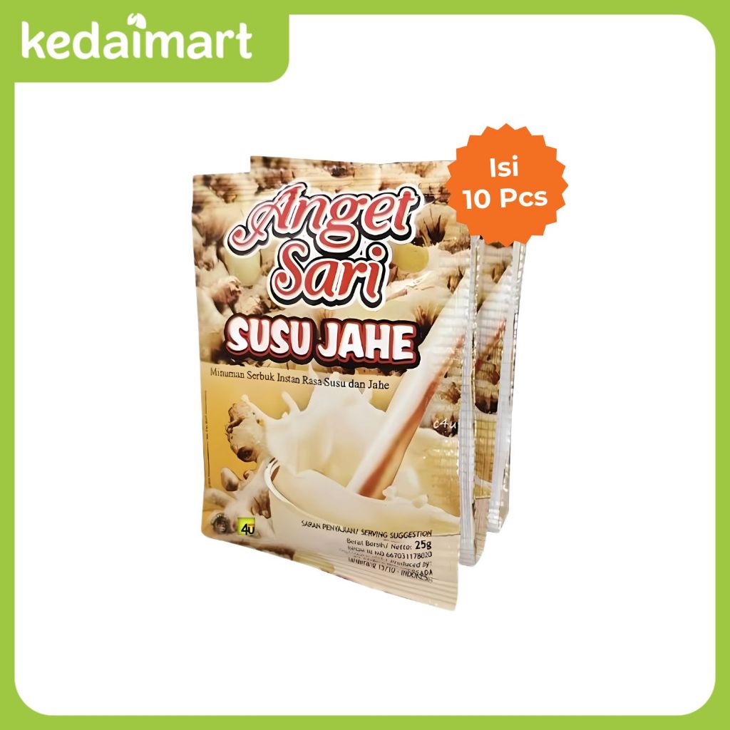 

Anget Sari Susu Jahe Pack Isi 10 X 25 Gram