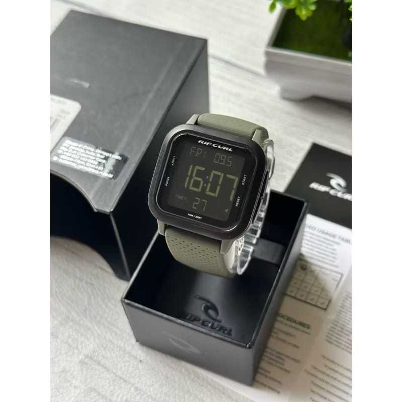 RIPCURL jam tangan next tide army rubber NEW ORIGINAL 100%