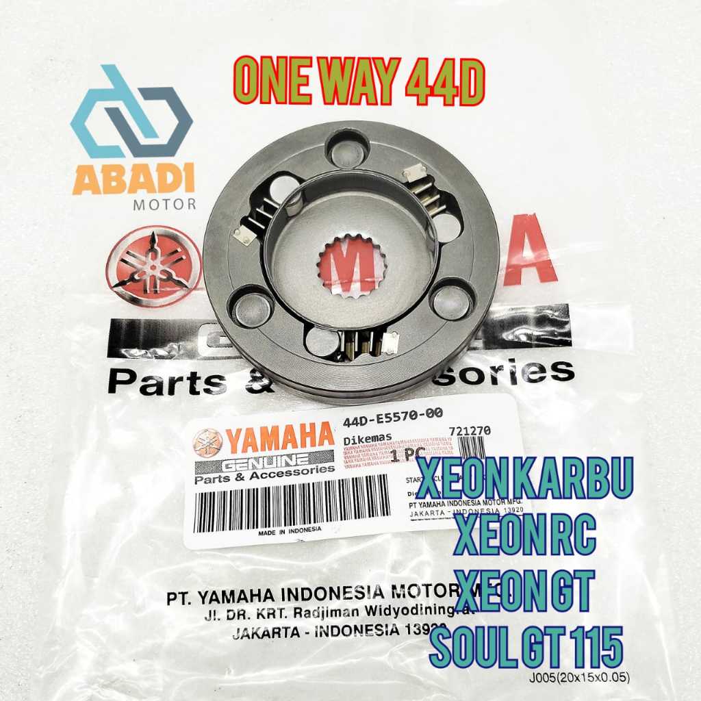 OneWay One Way Stater Ori Yamaha 44D Xeon Karbu Xeon RC Xeon GT Soul GT 115 Rumah Pelor Starter Orig