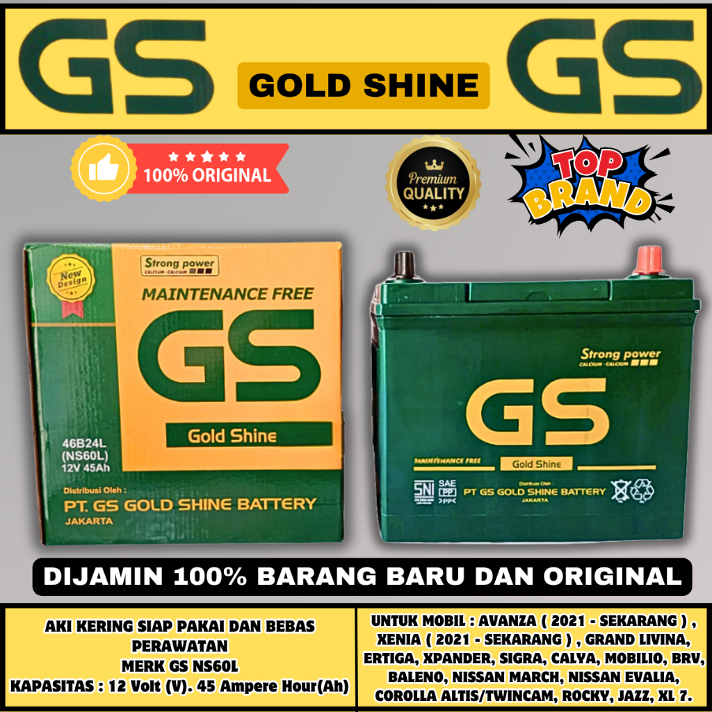 AKI MOBIL ERTIGA , BRIO , AGYA , CAYLA , AVANZA ( 2021 - SEKARANG ) , HONDA CITY , XPANTER ULTIMATE 