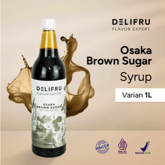 

Syrup Osaka Brown Sugar Delifru 1 Liter - Sirup Osaka Brown Sugar Premium