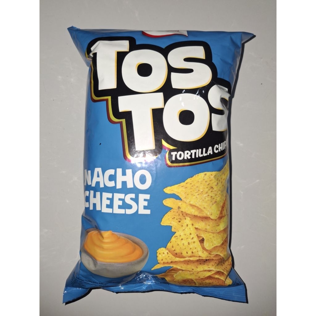 

Dua Kelinci Tos-Tos Tortilla chips Rasa Nacho Cheese 140g