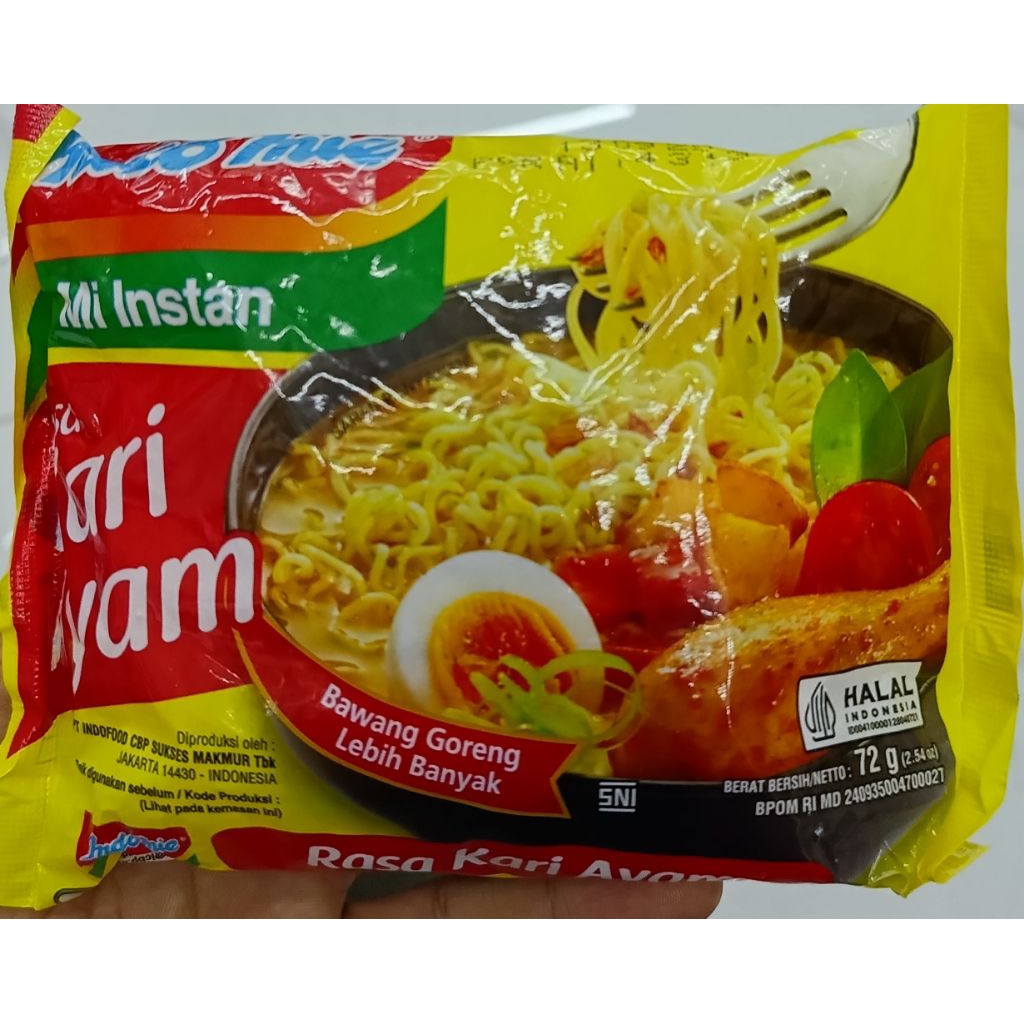 

Indomie Rasa Kari Ayam 72 gram