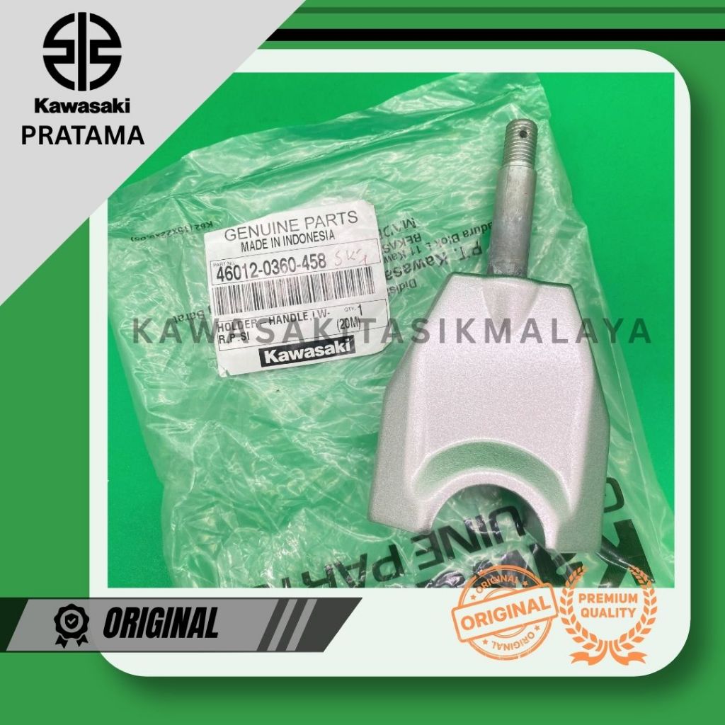 Raiser Stang KLX 150 BF Bagian Bawah Holder Handle Handel Raiser Lower Stang Setang Bawah SILVER Kaw