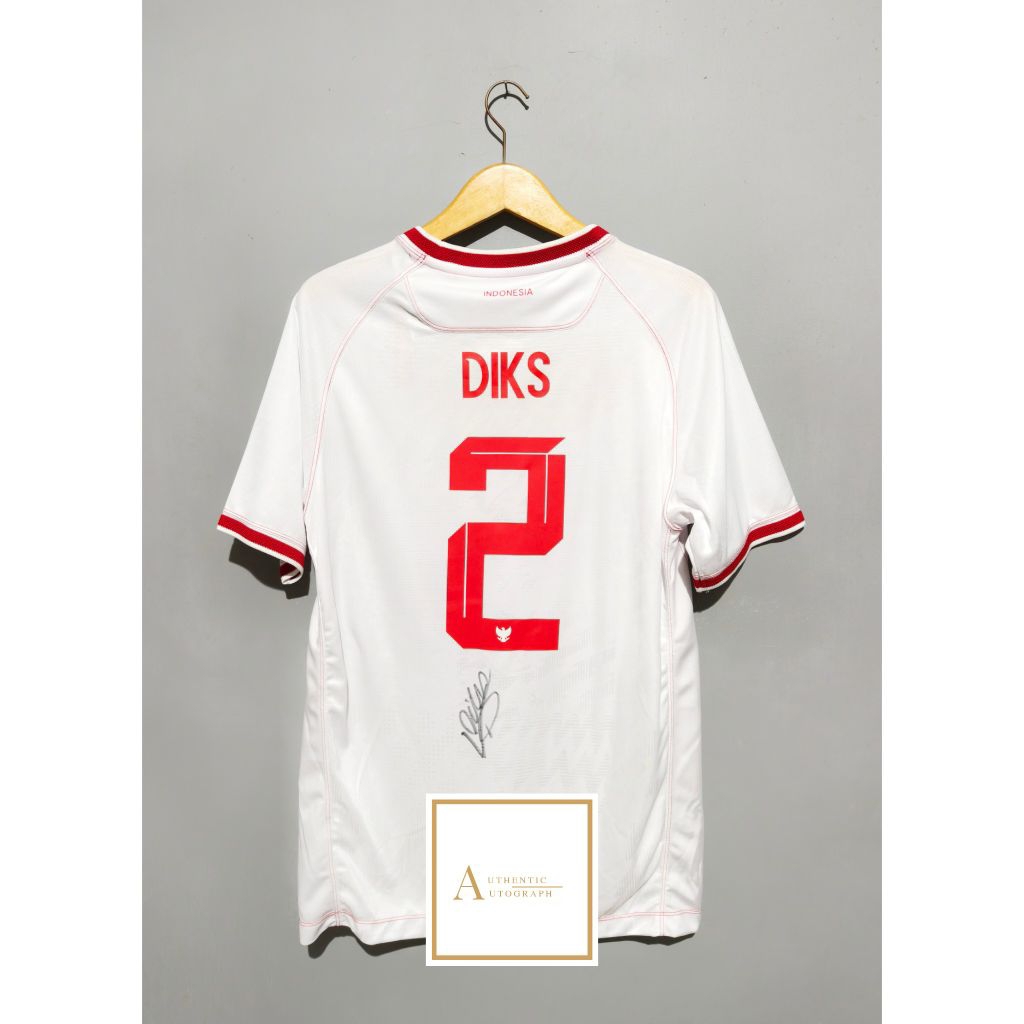 jersey original timnas indonesia away 2024 signed kevin diks
